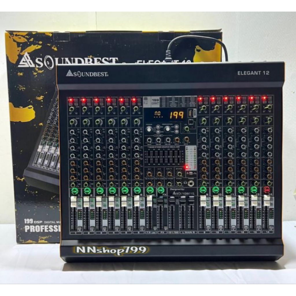 Mixer Soundbest Elegant 12 / Professional Mixer Soundbest Elegant 12 (12channel) Original