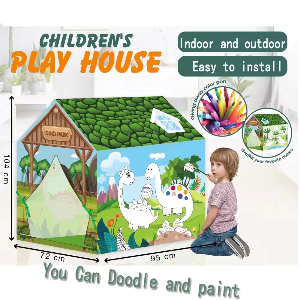 HOT DEALS TENDA ANAK-ANAK TENDA ULANG TAHUN RUMAH KECIL KASTIL PUTRI TENDA LUKIS ANAK DALAM RUANGAN