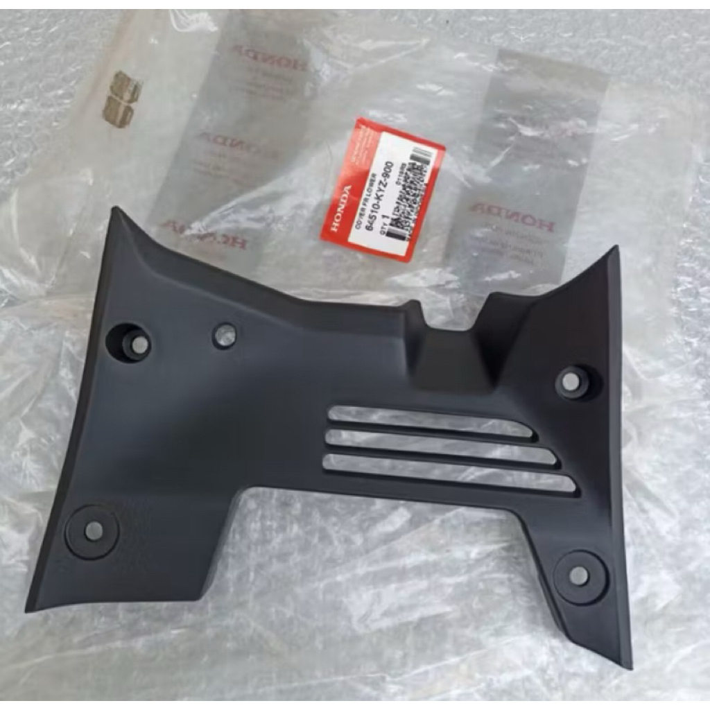 cover front lower angin lumpur honda supra x125 helm in original ahm honda 64510-kyz-910 64510 kyz 9