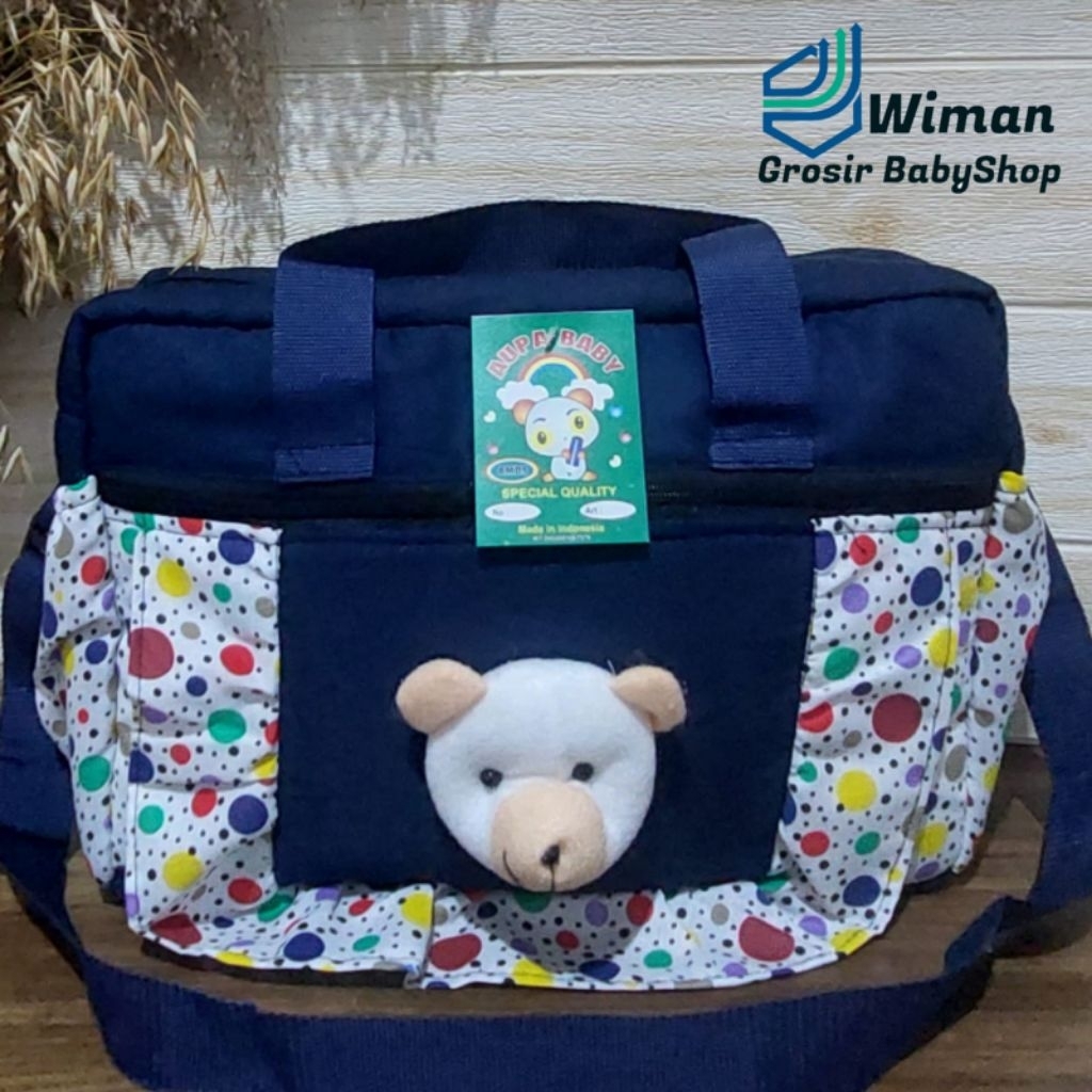 Tas Bayi Ukuran Besar Fadli Boneka Beruang Motif Balon Terlaris