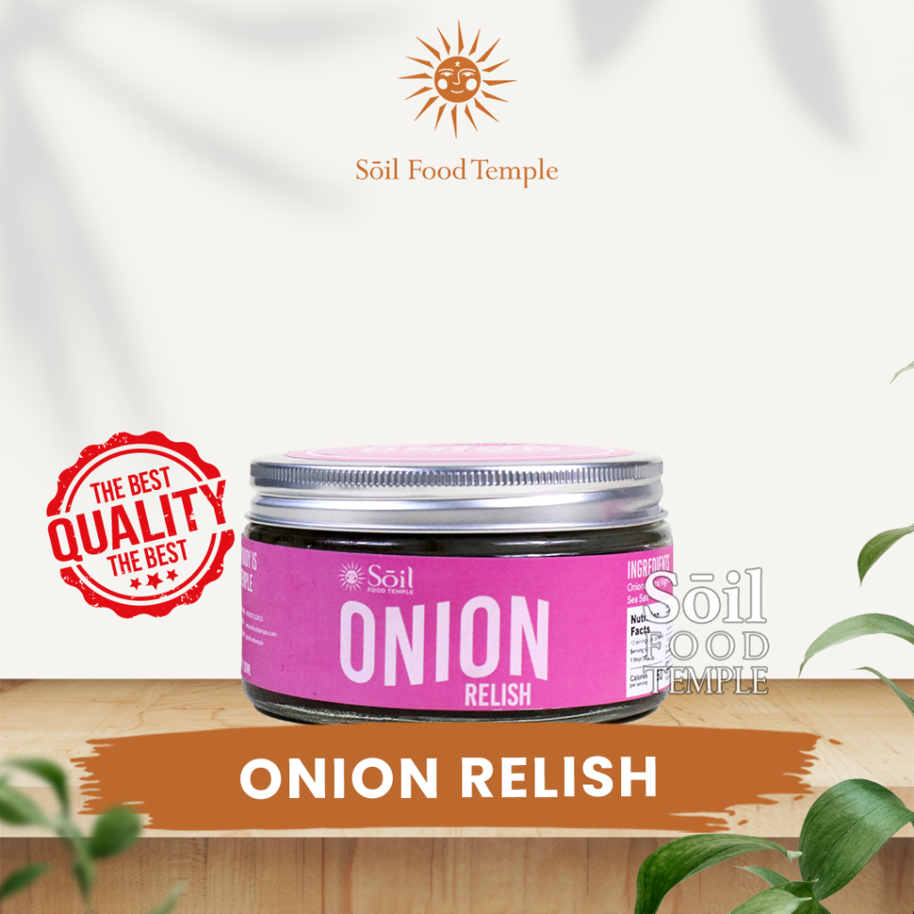 

Home Made Onion Relish By Soil Food Temple | Instant Only