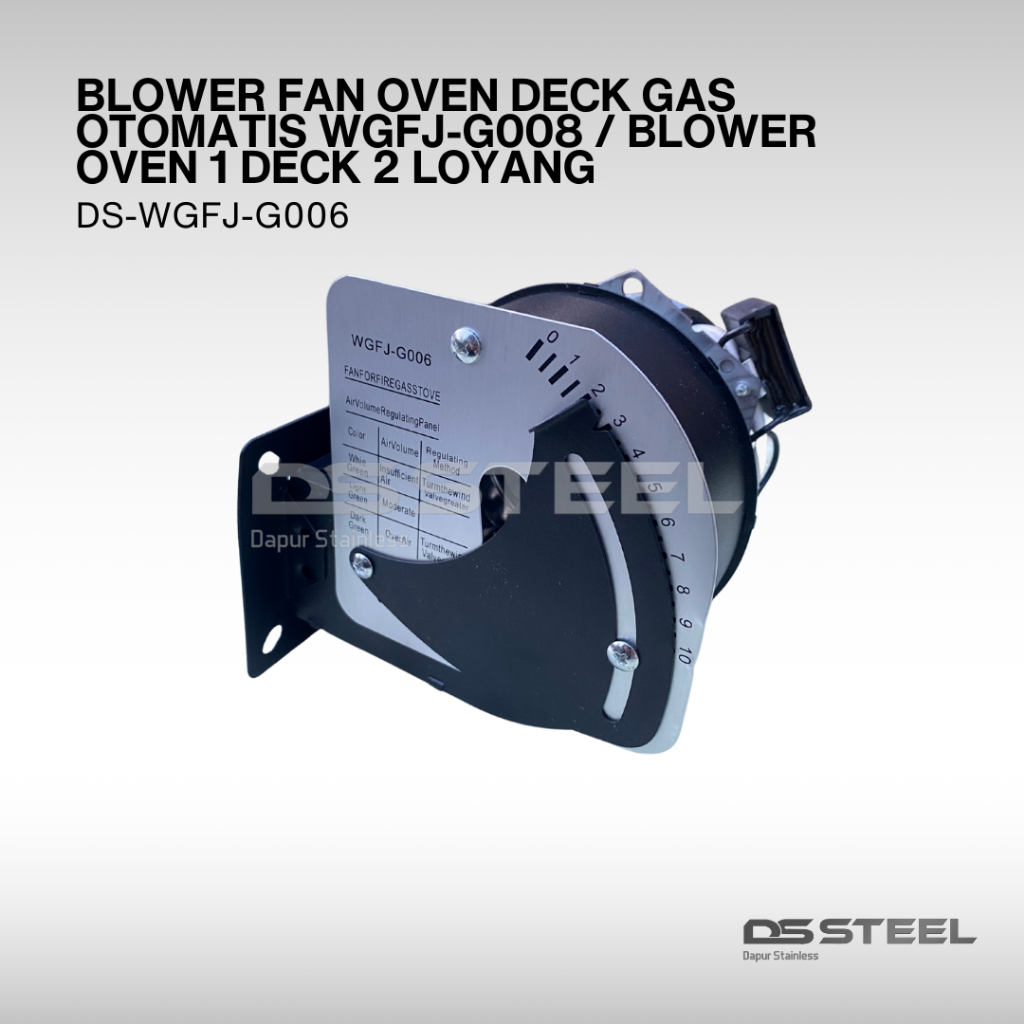 Blower Fan Oven Deck Gas Otomatis WGFJ-G006 / Blower Oven 1 Deck 2 Loyang