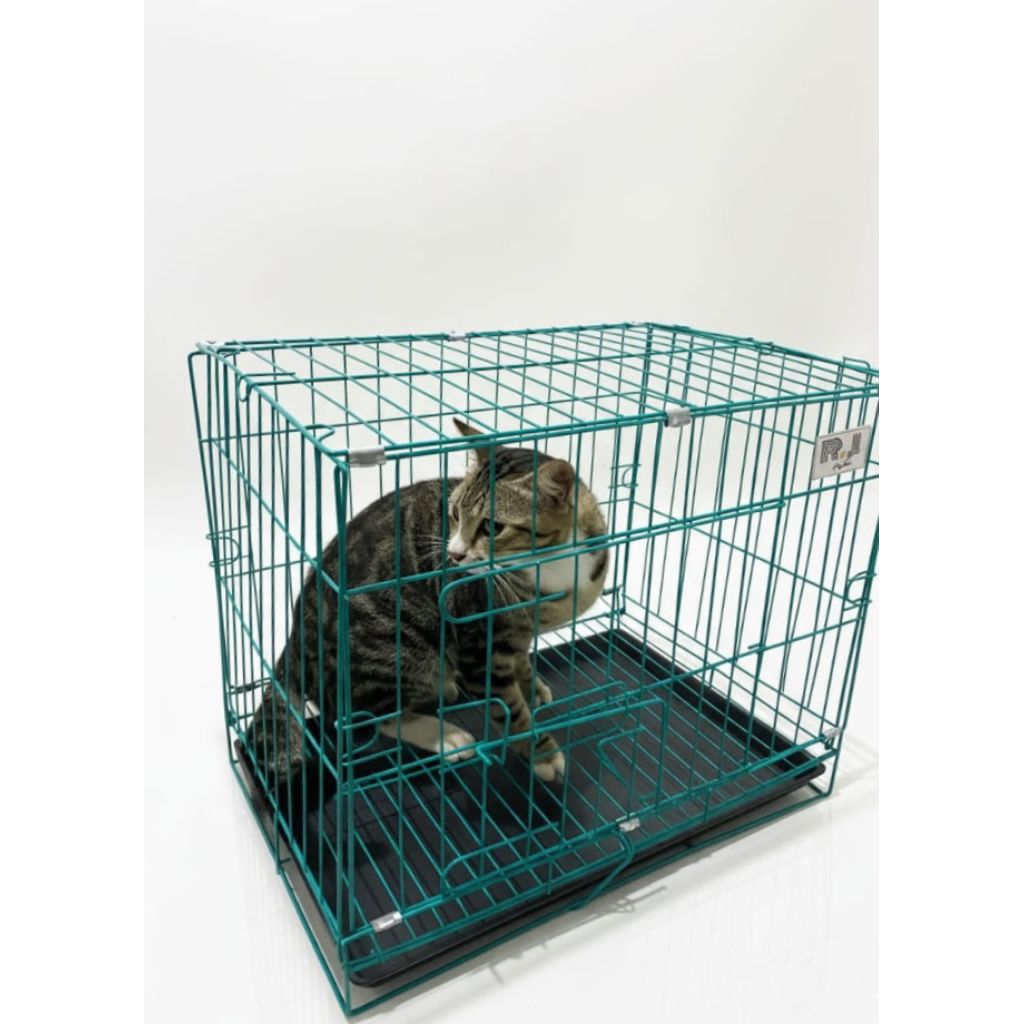 KANDANG BESI LIPAT / KANDANG KUCING / KANDANG ANJING