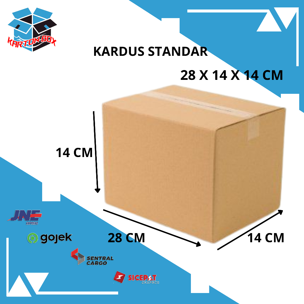 

Kardus Standar Box 28x14x14 Kardus Packing/Box Kardus/ Kardus Standar