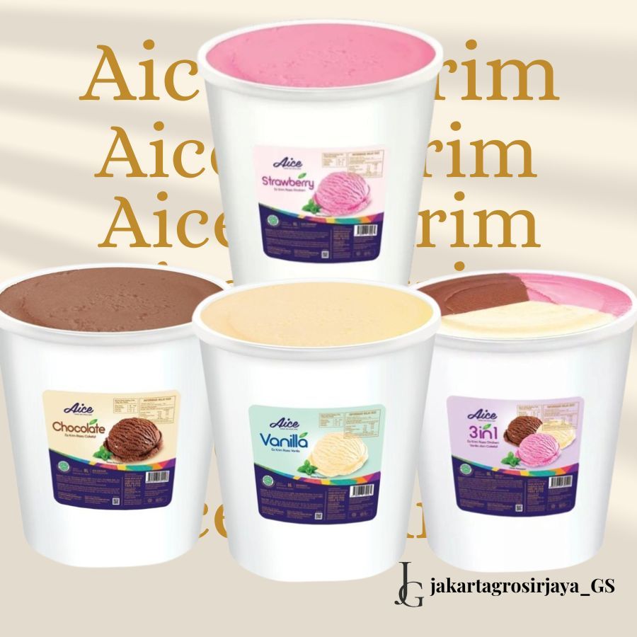 

Aice Ice Cream 8L - Variants - NEOPOLITAN