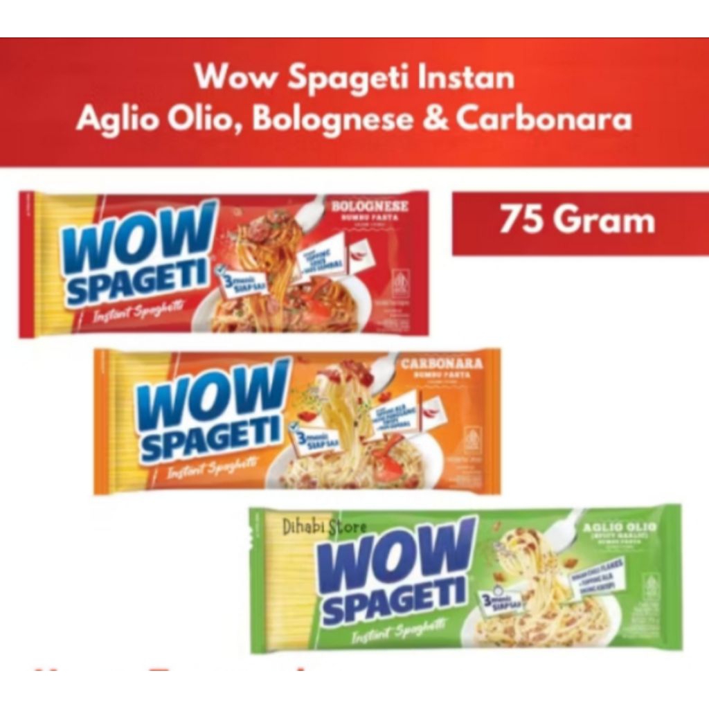 

ZEA Shop " WOW SPAGETI INSTANT SPAGHETTI SACHET