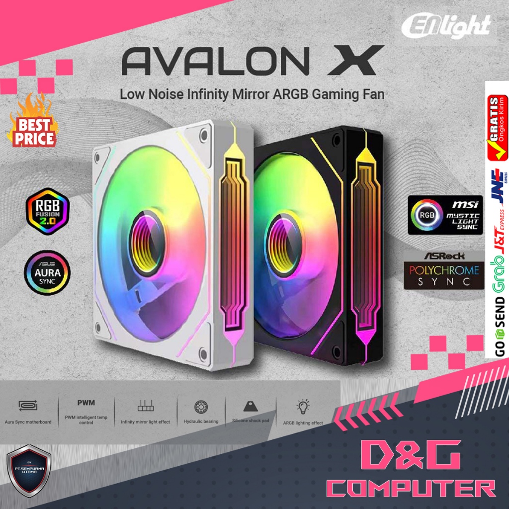 FAN CASING ENLIGHT AVALON X 120MM ARGB