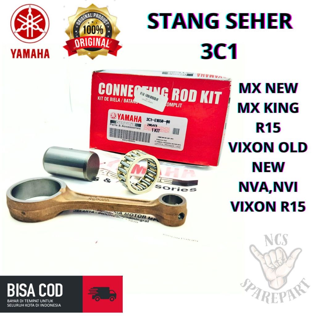 STANG SEHER YAMAHA KODE 3C1 MOTOR MX NEW/KING VIXION OLD/NEW/R15 NVA/NVI R15 1000% KUALITAS ORIGINAL