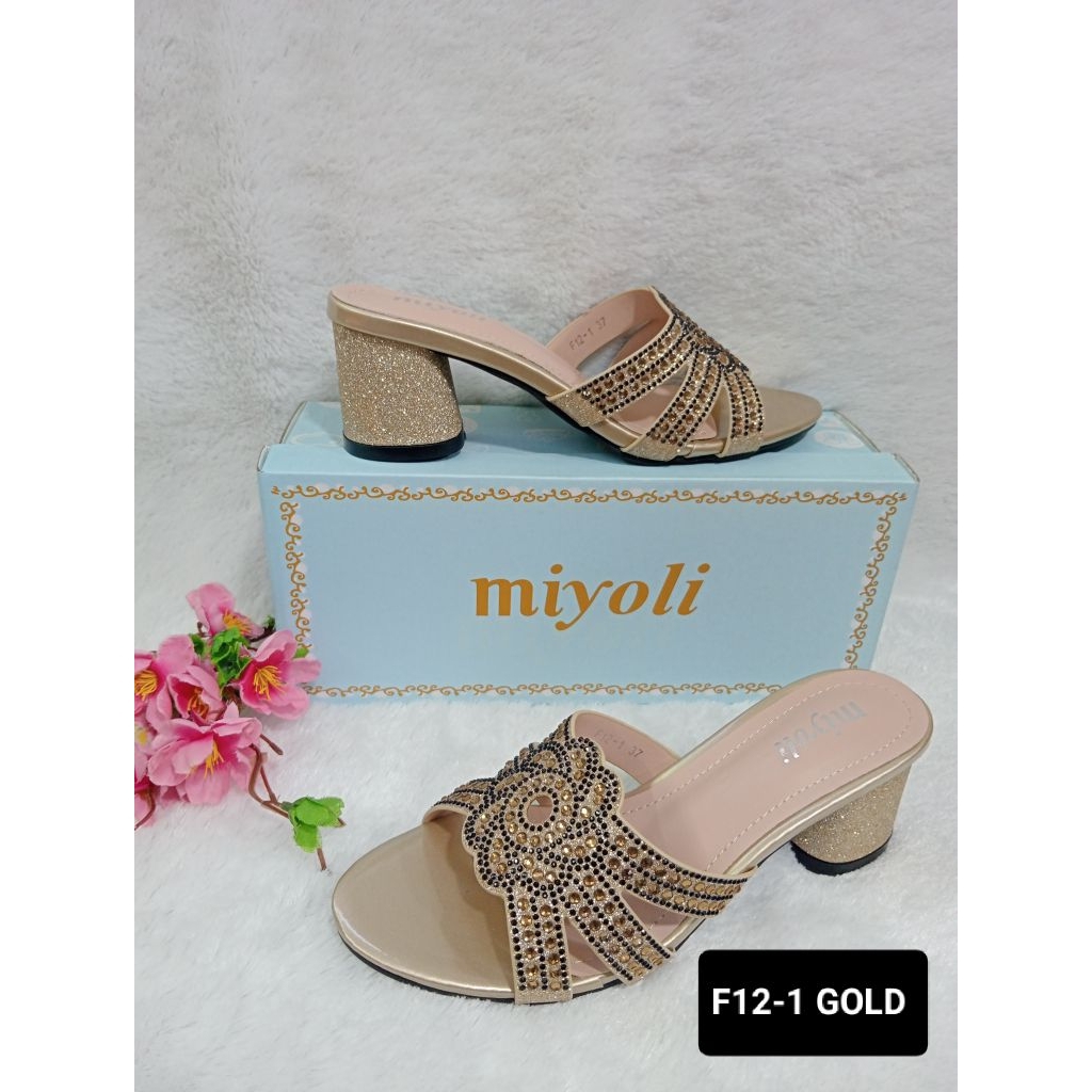 SANDAL KEBAYA PESTA WANITA TAPAK 5CM IMPORT KEKINIAN LEMBUT DAN RINGAN