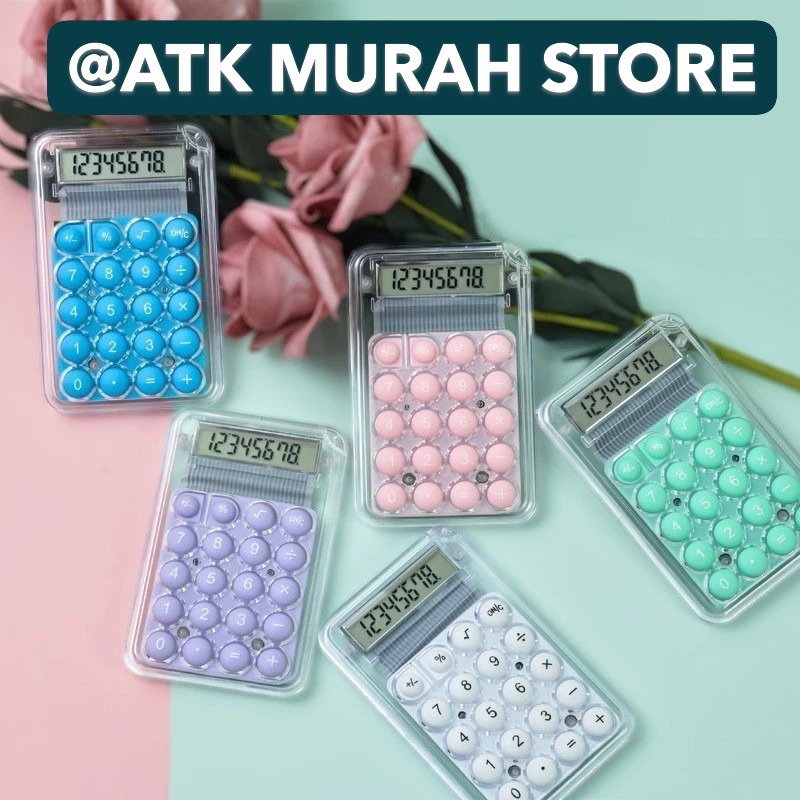 

KALKULATOR MINI 3D. CALCULATOR LUCU MODEL MAKARON UKURAN SAKU PORTABLE