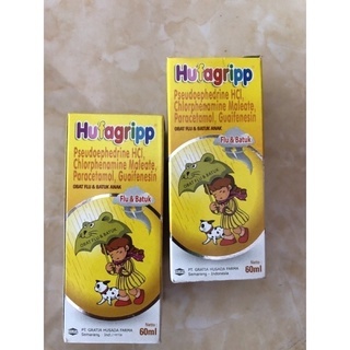 HUFAGRIP FLU & BATUK SIRUP 60 ML / HUFAGRIP DEMAM FLU DAN BATUK ANAK