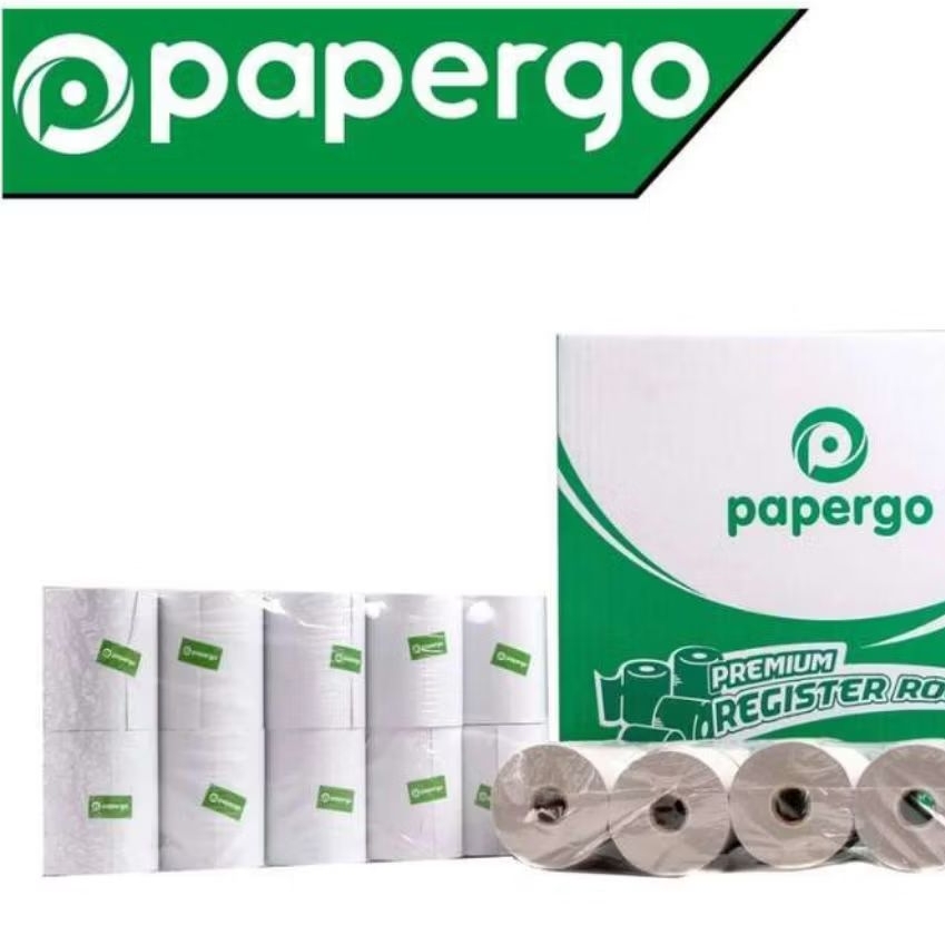 THERMAL PAPER/ PAPER ROLL 75X65 1PLY (HVS) /2PLY (NCR) /3PLY (NCR) PAPERGO PACK