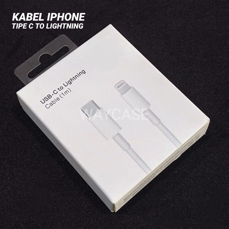 KABEL IPHONE ORIGINAL, KABEL C TO LIGHTNING ORIGINAL