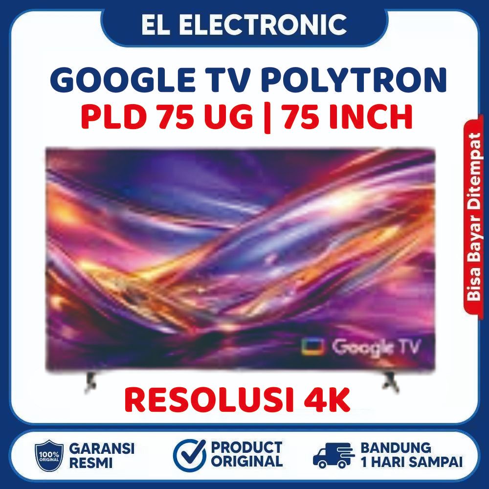 TV POLYTRON 75UG5959 75'INCH UHD 4K SMART GOOGLE TV 75UG UG5959