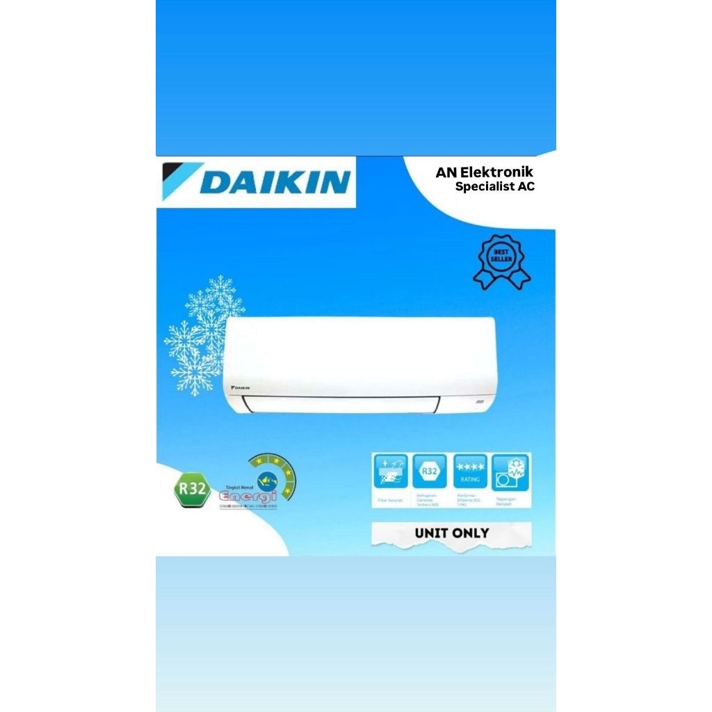 AC DAIKIN 1/2 PK/1PK TYPE STP15/25AV