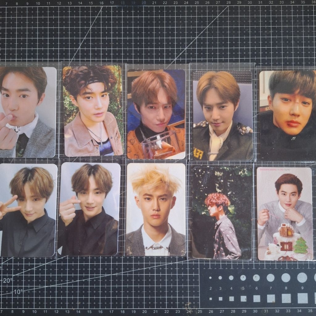 EXO Suho Official Photocard PC Album The War Kokobop EX'ACT DMMT Self Potrait Universe