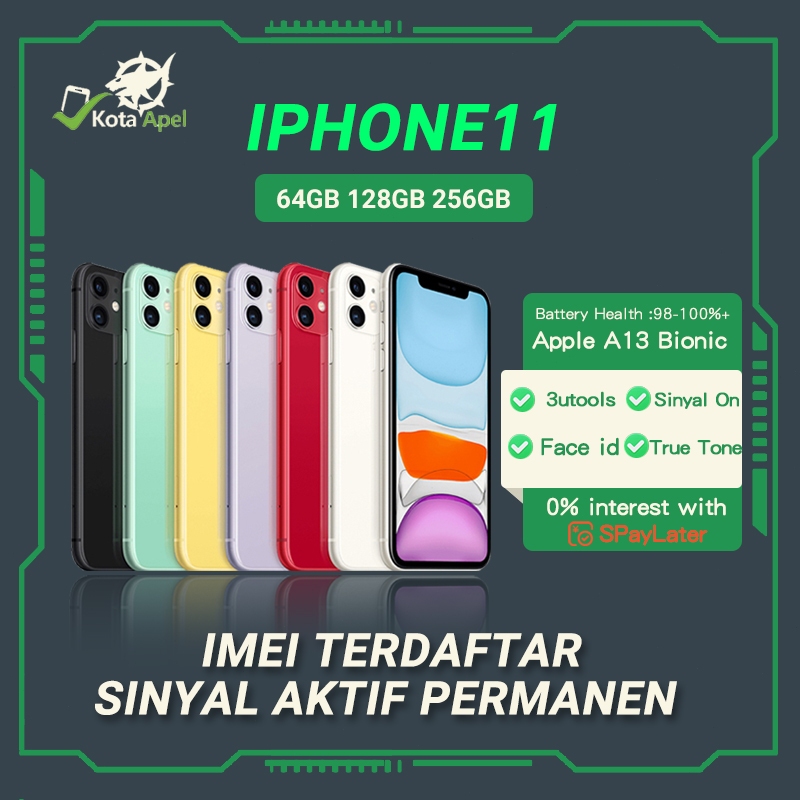 BC iPhone 11 64GB / 128GB/256GB Ori 100% FULLSET MULUS SECOND - BERGARANSI TERPERCAYA