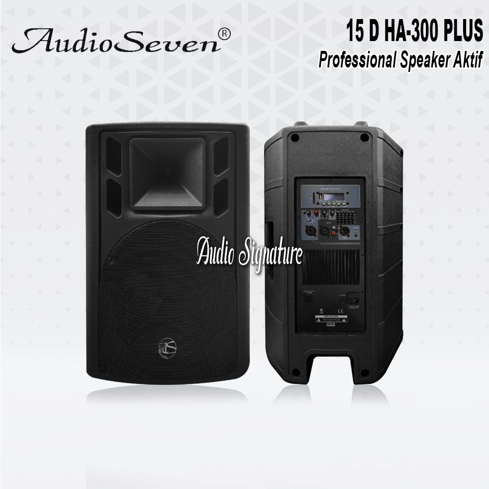 Speaker Akif 15 Inch AUDIO SEVEN 15-D HA 300 PLUS Bluetooth USB Original Harga 1 Pasang