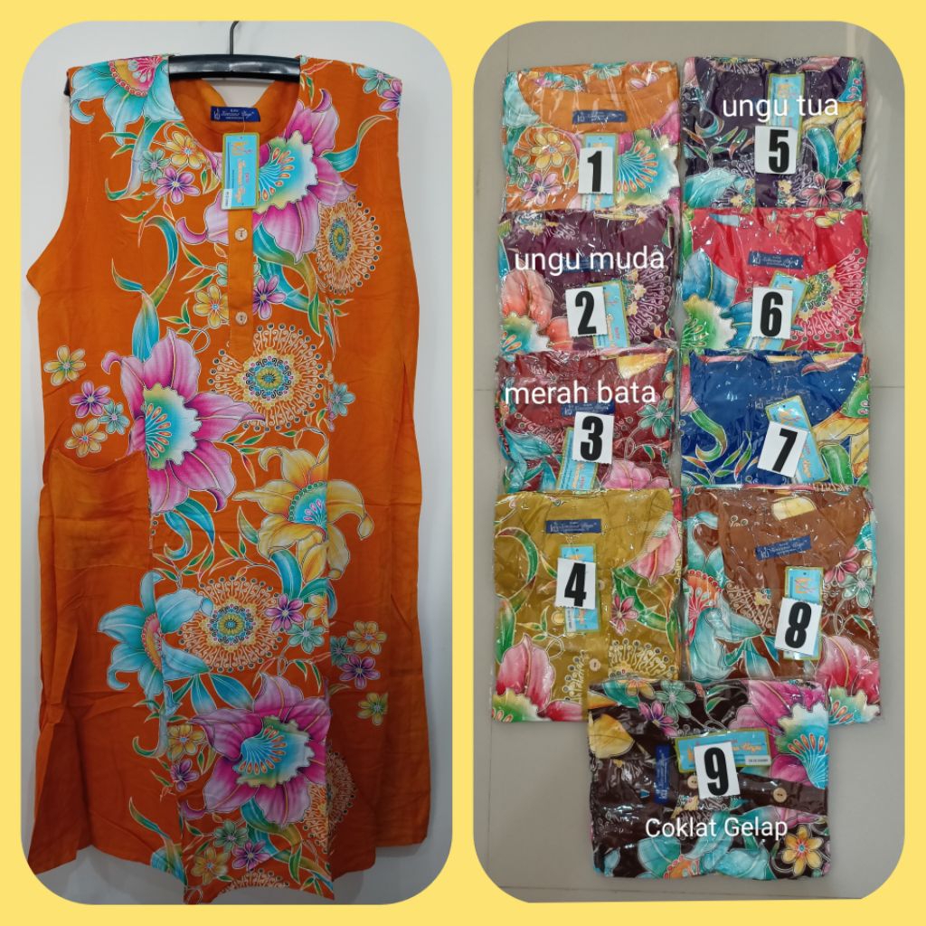 Daster Singlet super jumbo LD 130 cm  Kencana Ungu Ori