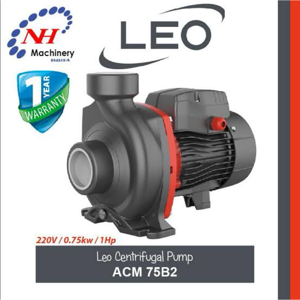 Pompa Centrifugal LEO ACM 75B2, 1 HP, 1 Phase, 2"