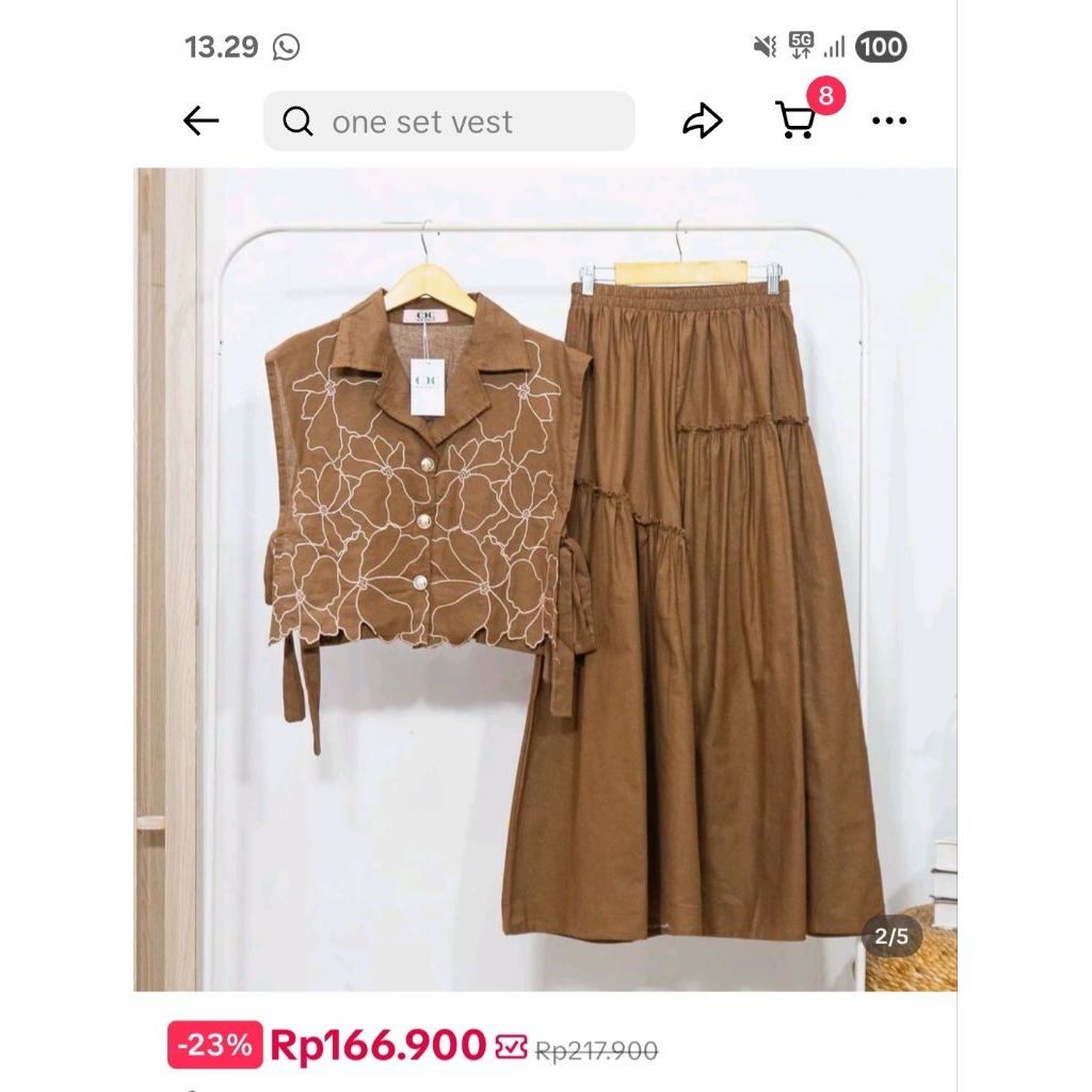 Preloved CDCmodels Oneset vest