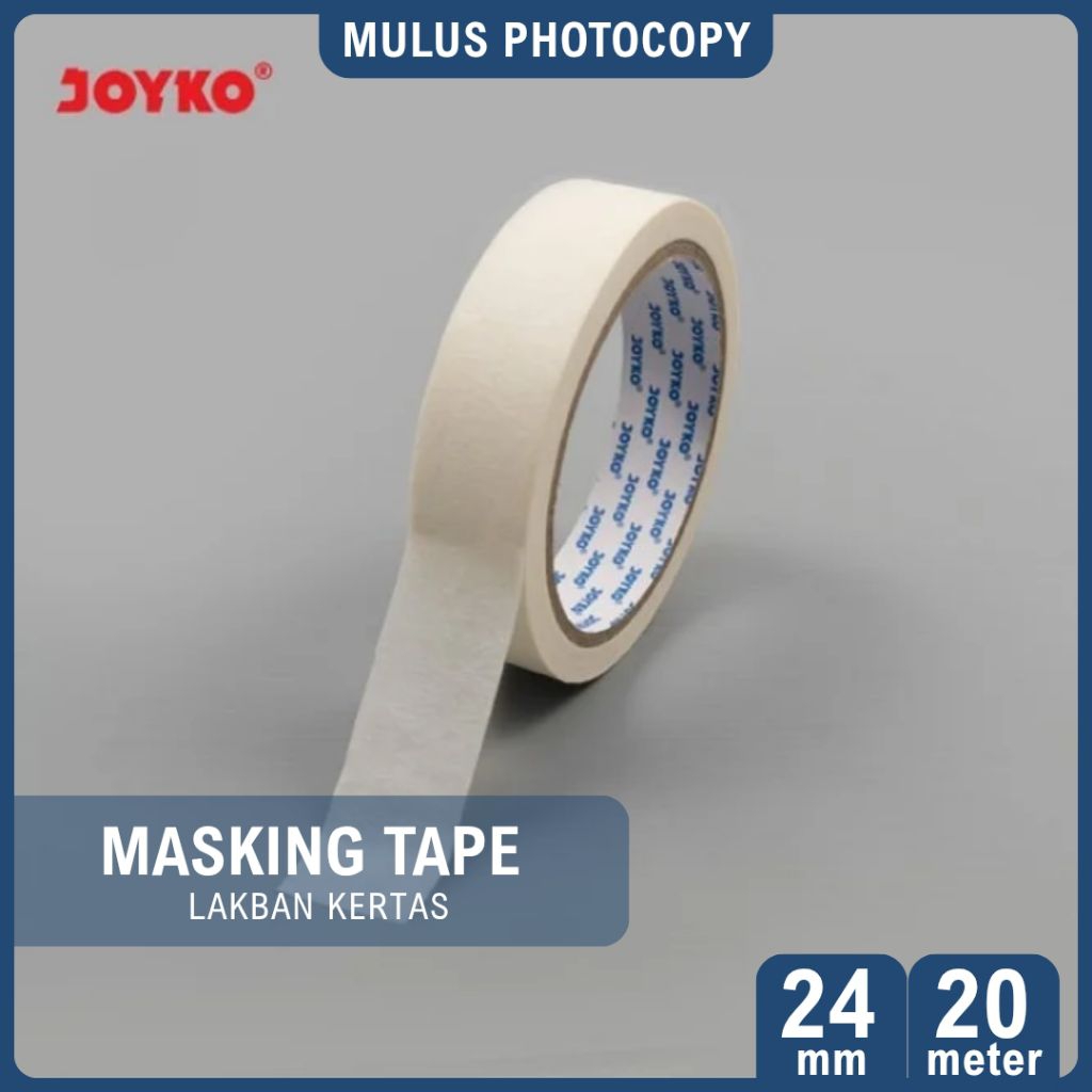

Masking Tape Lakban Kertas Joyko 24 / 48 mm x 20 meter