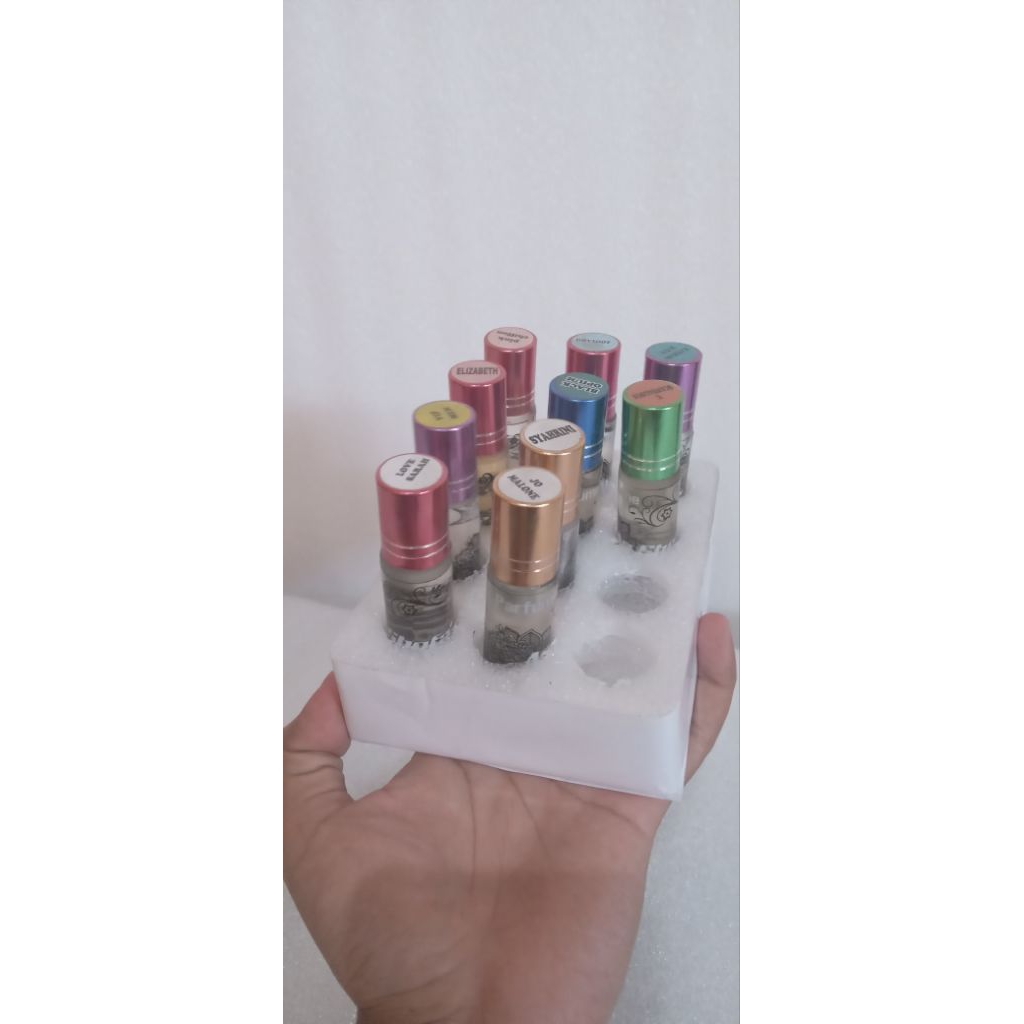 display parfum roll on isi 12 botol termurah