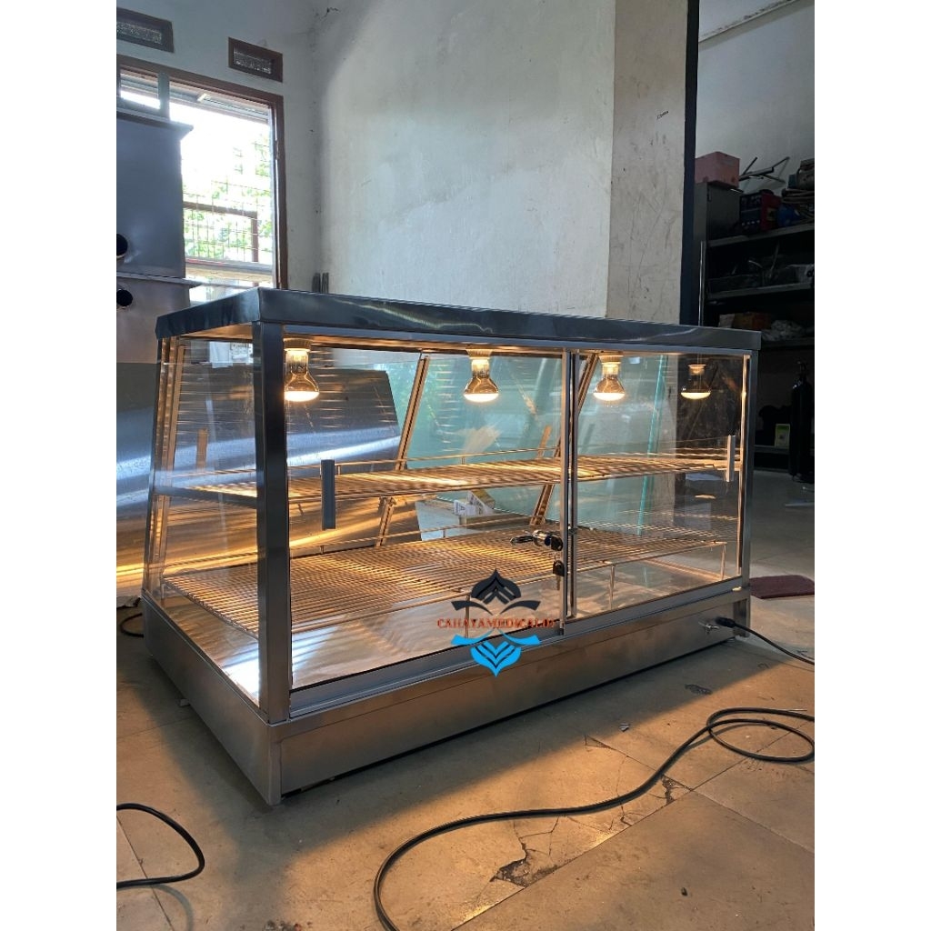 Food warmer+pemanas / Food warmer stainless / Food warmer display / Etalase food warmer