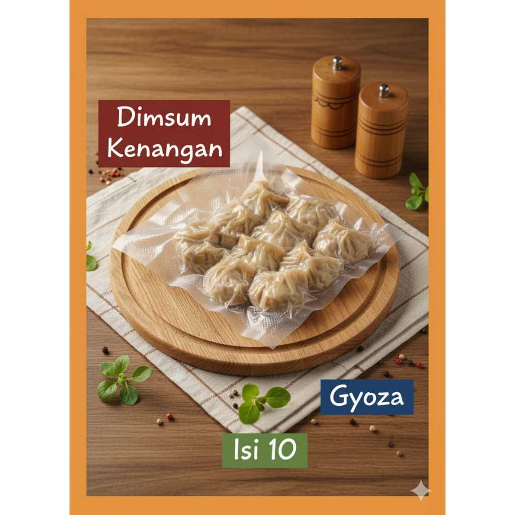 

Dimsum Gyoza 10 pcs Dimsum Ayam Halal Premium Dimsum Kenangan