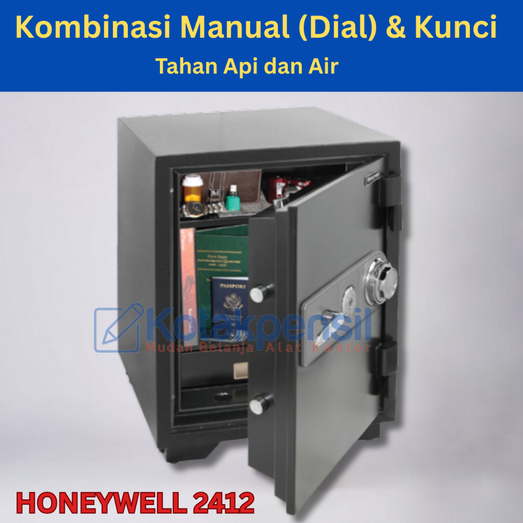 Brankas HONEYWELL 2412 Tahan Api | Brankas Rumah | Brankas Uang dan Dokumen Tahan Api | Brangkas