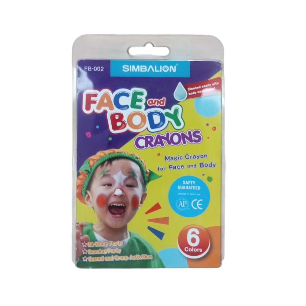 

Gramedia Batam - Simbalion Face And Body Crayon 6 Colors