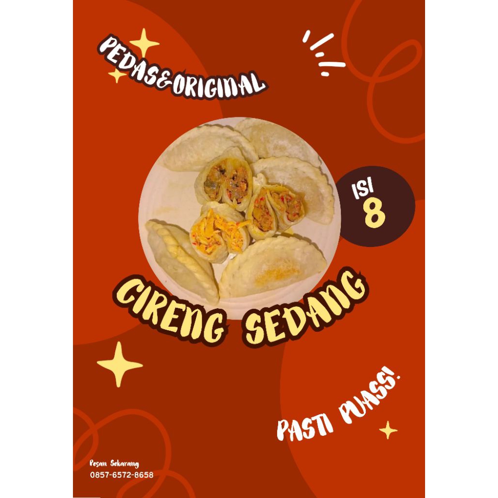 

[8 PCS] CIRENG SEDANG ~ AYAM PEDAS