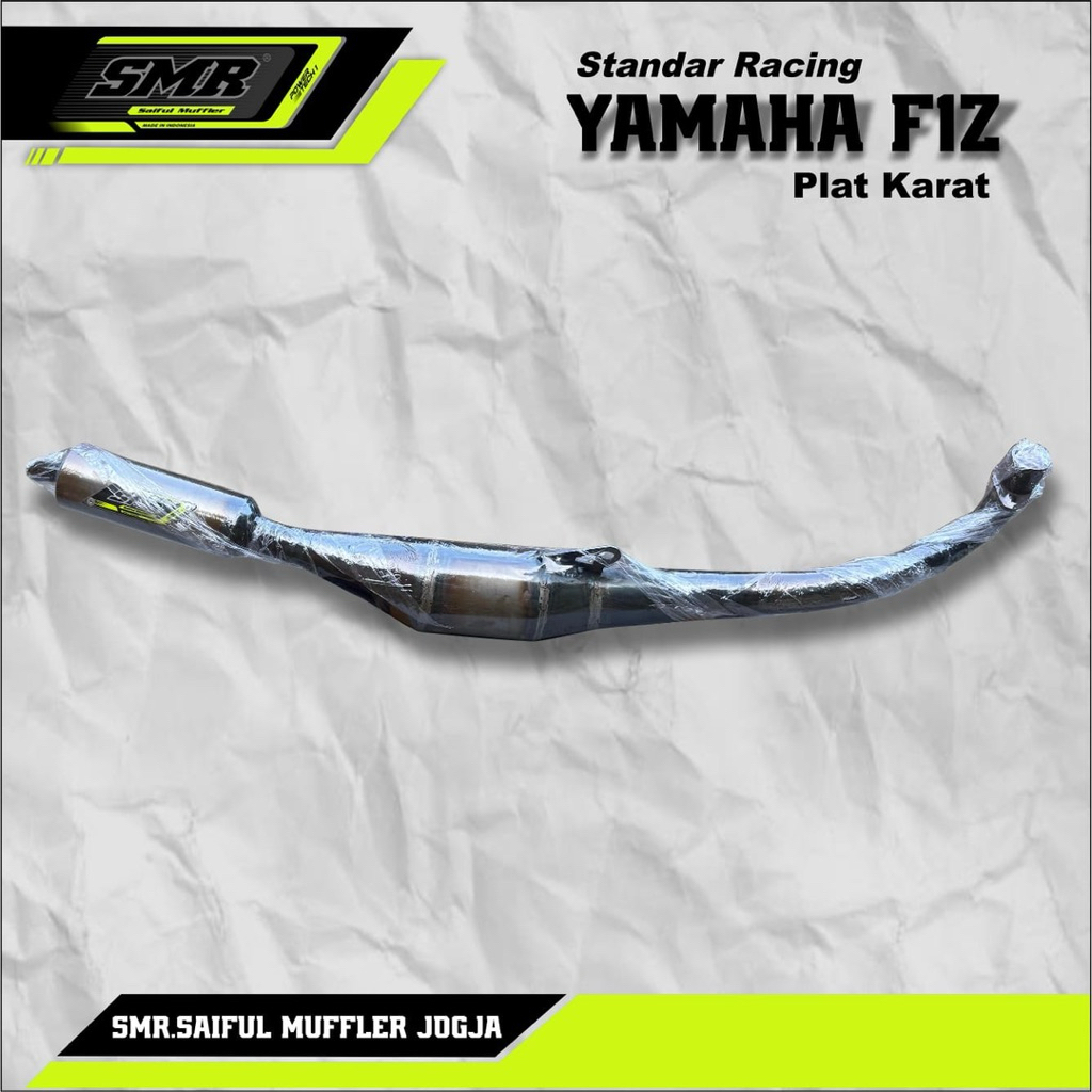 KNALPOT FIZ R STANDAR RACING PLAT KARAT ORIGINAL SMR RACING MUFFLER JOGJAKARTA
