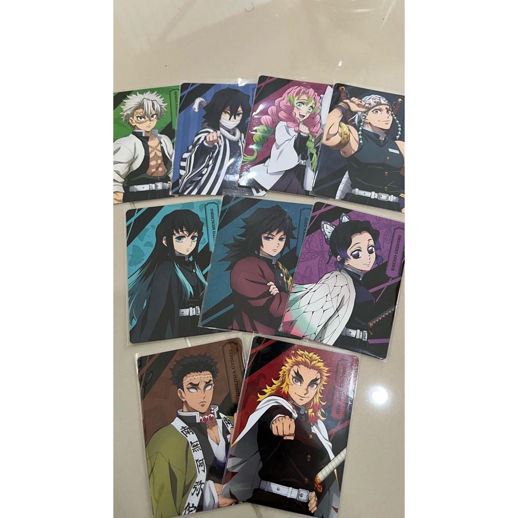Demon Slayer Card x Family Mart official (All hashira)