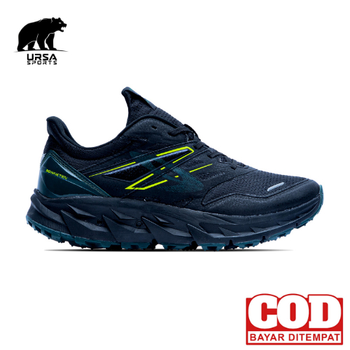 910Nineten Original Sepatu Trail Running YUZA EVO HITAM/HIJAU/JINGGA