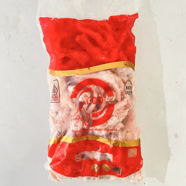 

Ceker Ayam Merk Afco Jumbo kurleb 1 kg