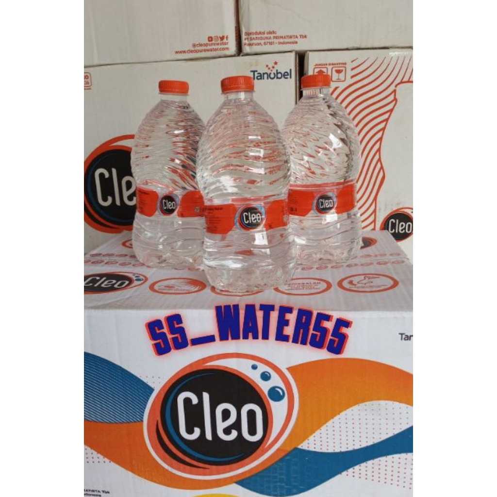 

new cleo 1 liter isi 12 botol