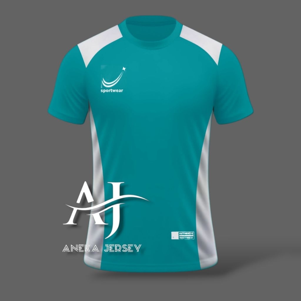 atasan baju kaos wanita remaja dewasa senam joging aerobik zumba volly futsal tenis bahan bagus bany