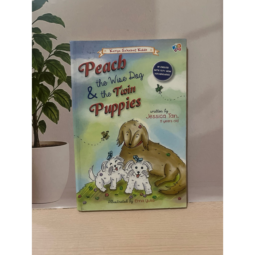 Peach, The Wise Dog & The Twin Puppies