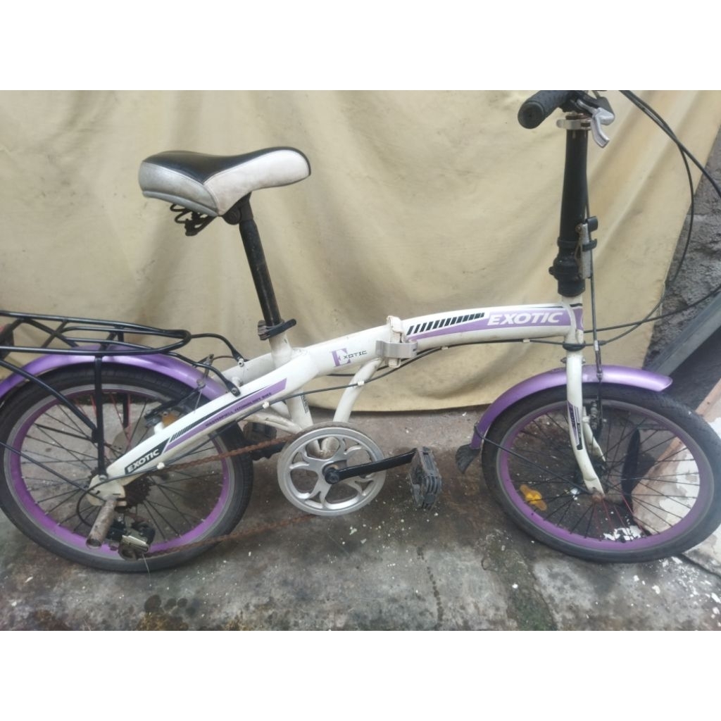 sepeda lipat exotic 20" second