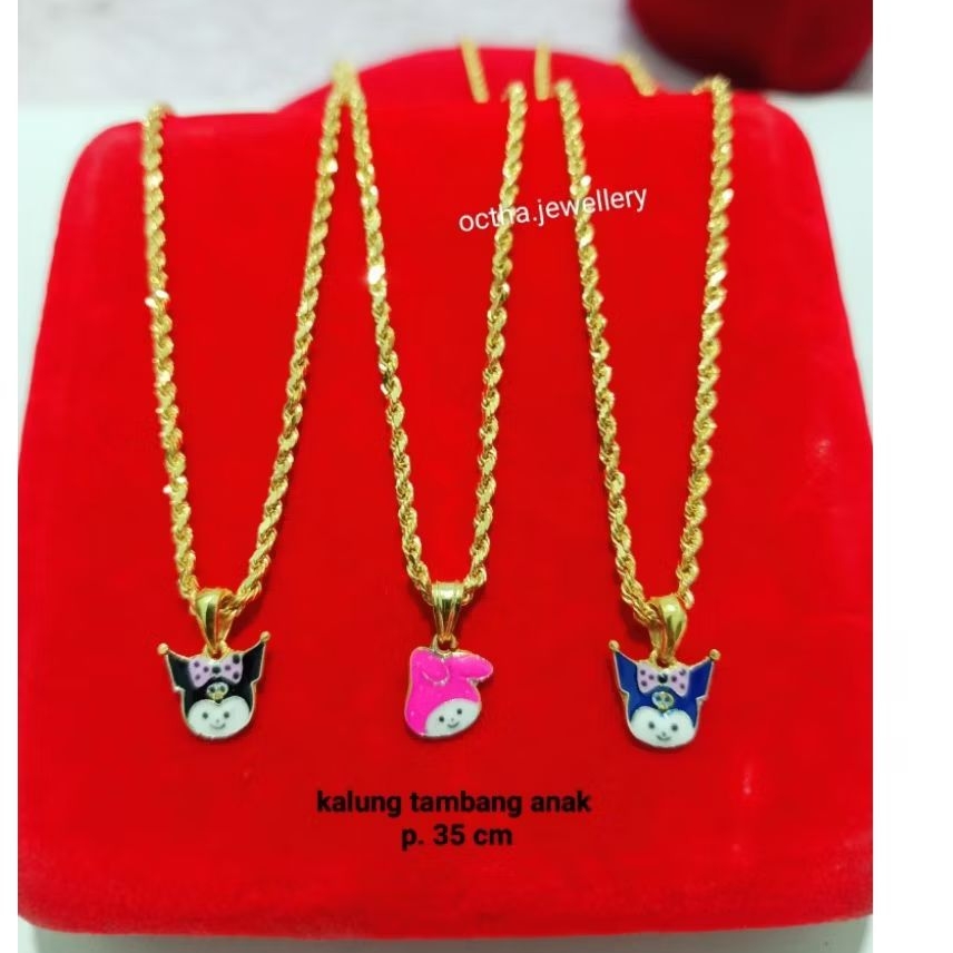 KALUNG ANAK LIONTIN PERAK 925 ASLI