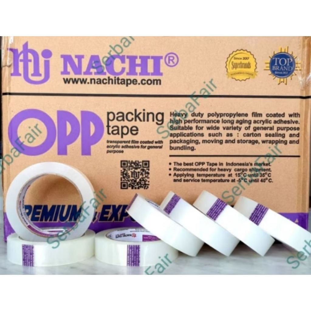 

Lakban Solasi Selotip Nachi 24mm 1Inch 100 Yard Kualitas Terbaik ORI Core Ungu