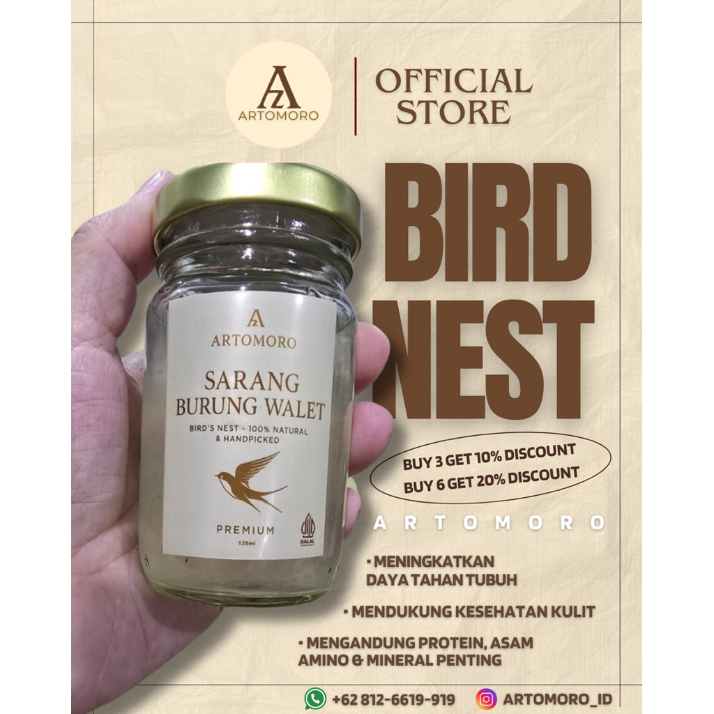 

Sarang Burung Walet 125ml merek Artomoro