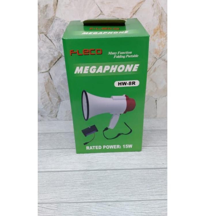 MEGAPHONE MINI FLECO MULTIFUNGSI HW-8R TOA FLECO - PENGERAS SUARA