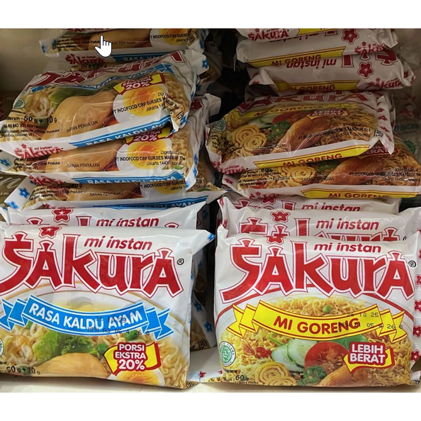 

Mie Instan Sakura Goreng / Kuah Kaldu / Indomie