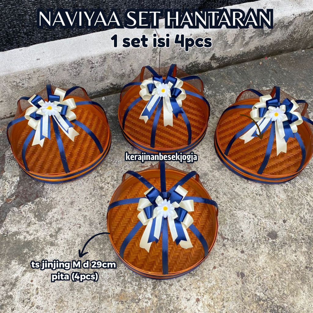 NAVIYAA SET HANTARAN BONUS PITA SAJA 3PCS | hantaran pernikahan hantaran lamaran parselan bingkisan 