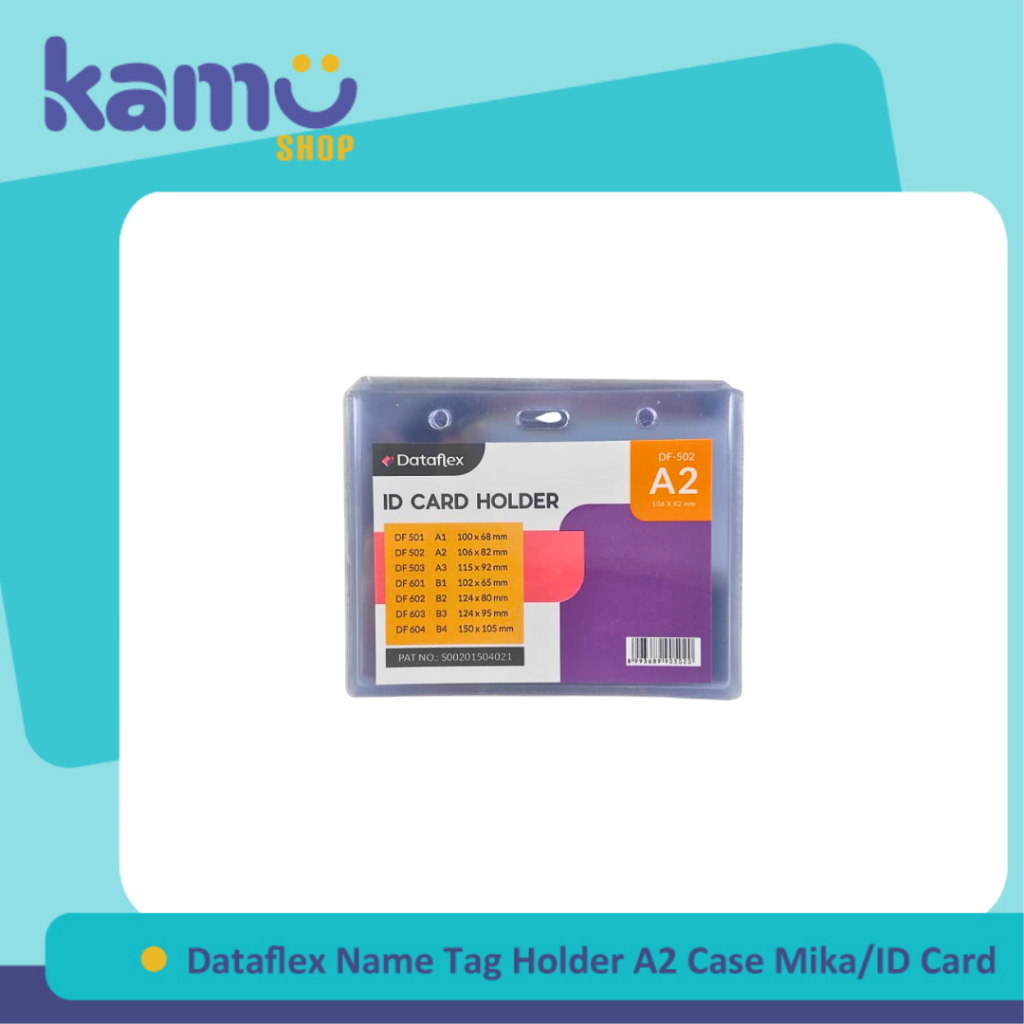 

Dataflex ID Card Holder A2 / Name Tag Plastik Mika Isi 20 pcs
