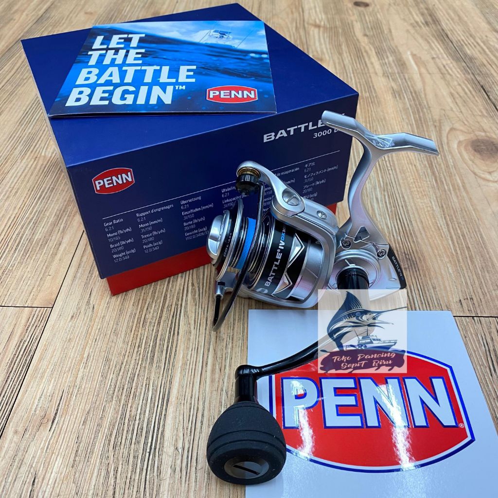 REEL SPINNING PENN BATTLE IV DX 2500 3000 4000 5000 6000 NEW 2024 | REEL PANCING | REEL LAUT | REEL 