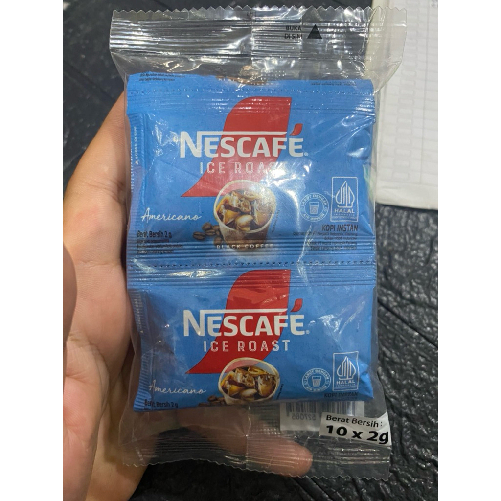 

KOPI NESTLE NESCAFE ICE ROAST AMERICANO KOPI HITAM “10x2g”