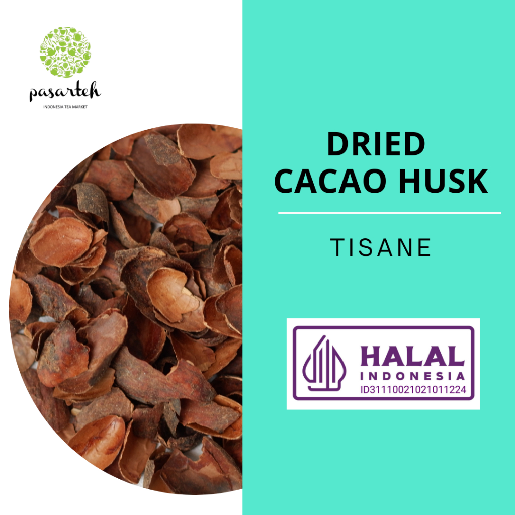 [ pasarteh ] Pure Cacao Husk Premium Grade | Kulit Coklat | Teh Kulit Kakao | Coklat Lokal